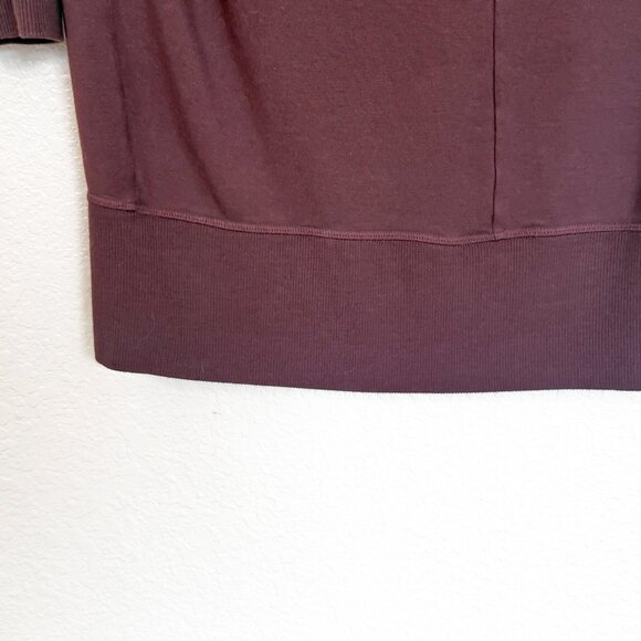 Athleta Studio Barre Sweatshirt Dress 2.0 Medium Athleisure Cozycore Studio Chic - Picture 6 of 9